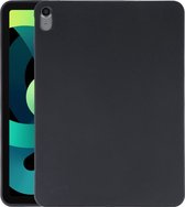 Mobigear Tablethoes geschikt voor Dunne Apple iPad Air 4 (2020) Hoes Flexibel TPU | Mobigear Basics Backcover | iPad Air 4 (2020) Case | Back Cover - Zwart