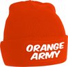 Oranje met wit (Uniseks) ORANGE ARMY