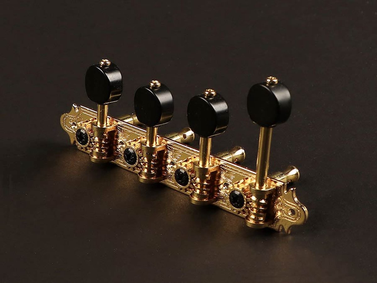 Mandoline stemmechanieken Gotoh MF-40-MB-GG F-style 69 mm goud zwart