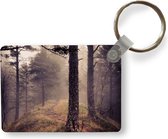 Sleutelhanger - Mist - Herfst decoratie - Natuur - Bos - Uitdeelcadeautjes - Plastic