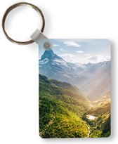 Porte-clés - Montagnes - Plantes - Paysage - Cadeaux à offrir - Plastique