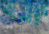 Papier Peint King - Papier Peint - Papier Peint Papier peint non tissé - Papier Peint Plumes de Papier peint photo - 250 x 175 cm