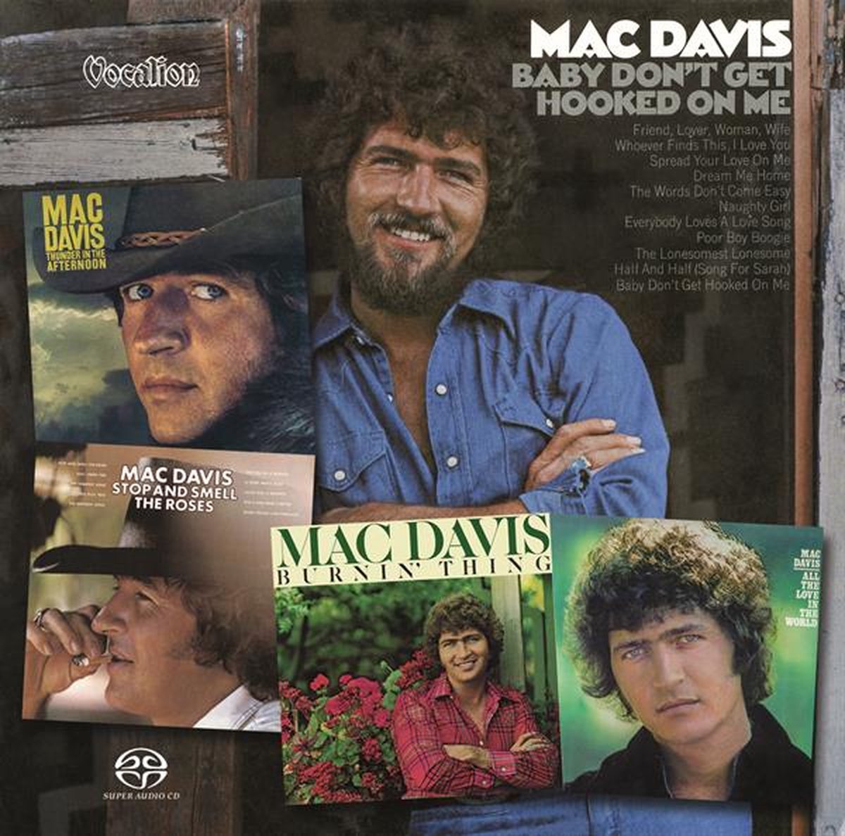 Mac Davis - Baby Don't Get Hooked On Me/Stop & Smell The Roses (CD)