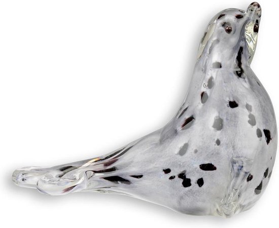 Glazen beeld - Zeehond - Murano stijl - 11,5 cm hoog