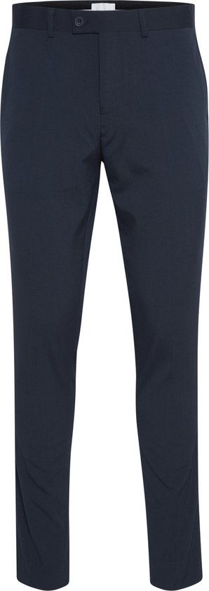 Pantalon Homme Taille 46 - Gris Classique En Polyester (État Très Bon)