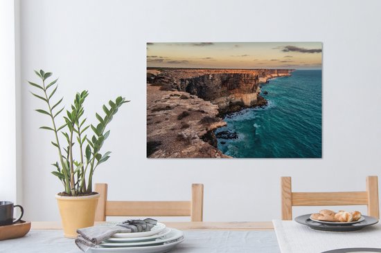 Tableau sur toile Falaises de Bunda - 90x60 cm - Décoration murale