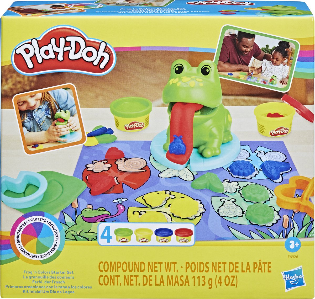 Play-Doh Kikker en Kleuren - Boetseerklei