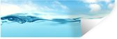 Muurstickers - Sticker Folie - Zee - Wolken - Blauw - 90x30 cm - Plakfolie - Muurstickers Kinderkamer - Zelfklevend Behang - Zelfklevend behangpapier - Stickerfolie
