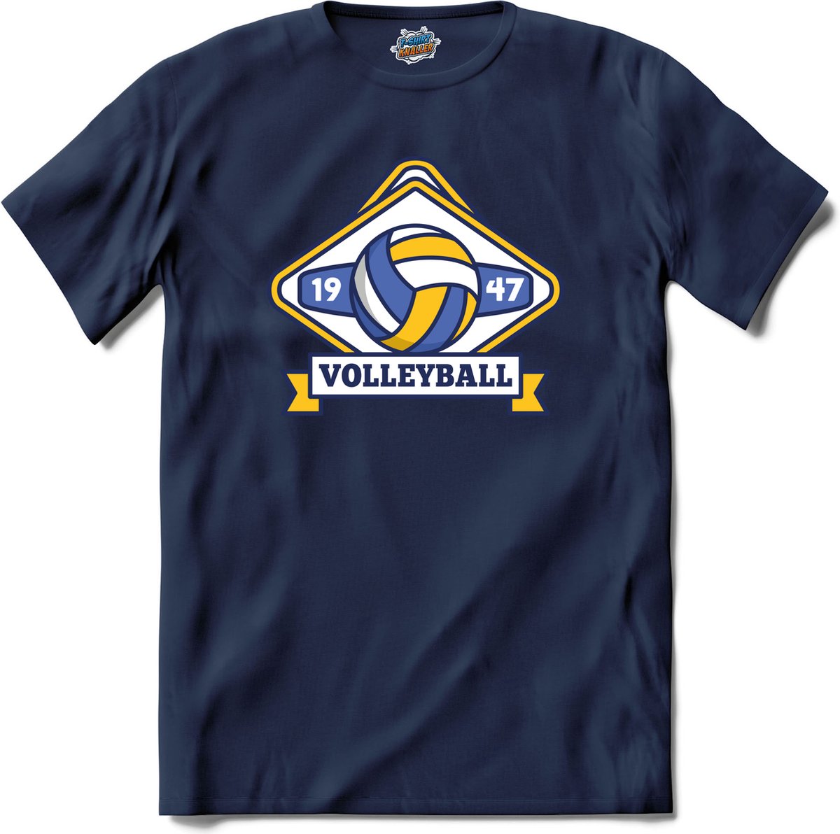 Volleybal sport - T-Shirt - Meisjes - Navy Blue - Maat 6 jaar