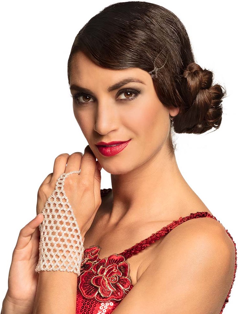 Boland - Handschoen Flapper - Volwassenen - Vrouwen - Charleston - 20's - Roaring Twenties