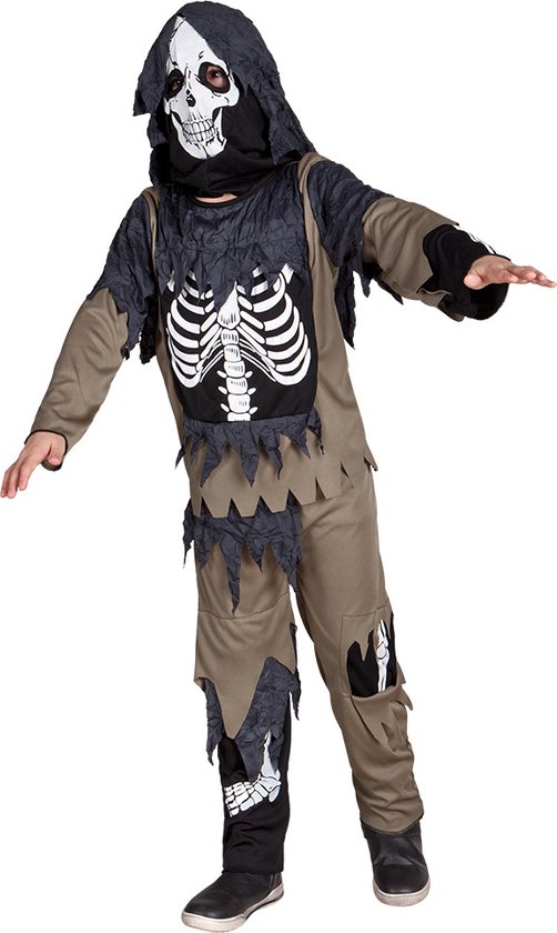 Costume de squelette de zombie - 10-12 ans - Costumes de carnaval
