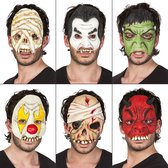 Boland - Latex halfmasker assorti - Volwassenen - Monster - Halloween en Horror