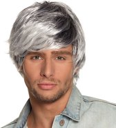 BOLAND BV - Perruque grise pour homme - Perruques
