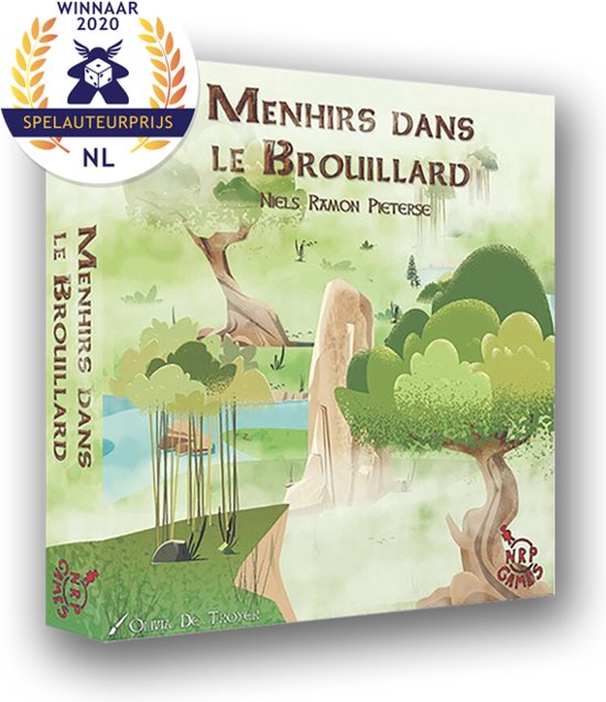 Boek: Menhirs dans le Brouillard (Menhirs in the Mist) bordspel, geschreven door NRP-Games