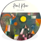 Wandcirkel Oude Meesters - Muurcirkel - Aluminium - ⌀ 90 - Paul Klee - Full moon - Kunst"