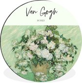 Wandcirkel Oude Meesters - Muurcirkel - Aluminium - ⌀ 30 - Van Gogh - Kunst - Roses"