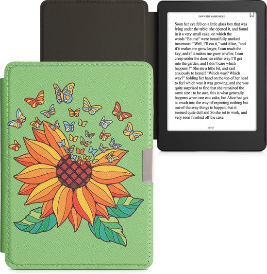 kwmobile hoes voor Kobo Aura Edition 2 Case voor ereader in geel
