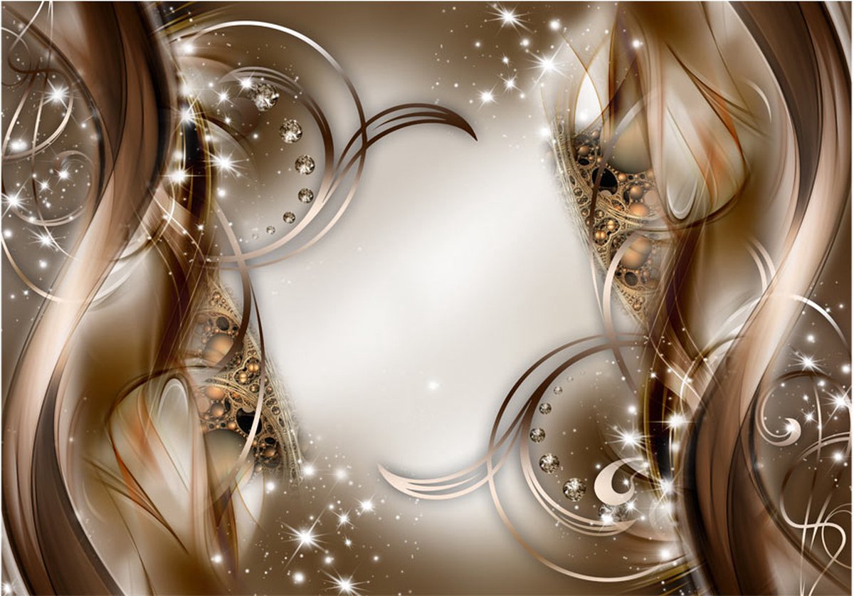Fotobehangkoning - Behang - Vliesbehang - Fotobehang - Cinnamon Trinkets - Luxe Versiering - Hotel Chique - 400 x 280 cm