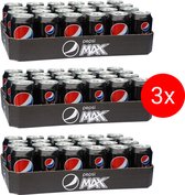 Pepsi Max Triple Pack blik 3x 24x330 ml