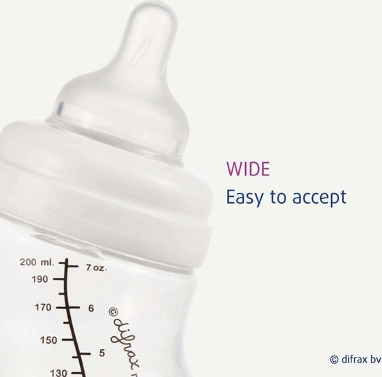 Difrax Flessenspeen Papspeen Wide/Breed - Maat XL - 1 stuk van Difrax — afbeelding 5