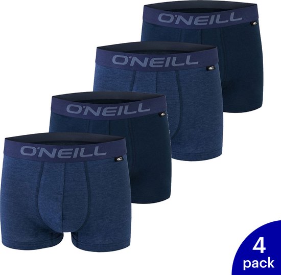 4-Pack O'Neill Premium Heren Boxershorts 900002-4349 - Blauw - Maat S