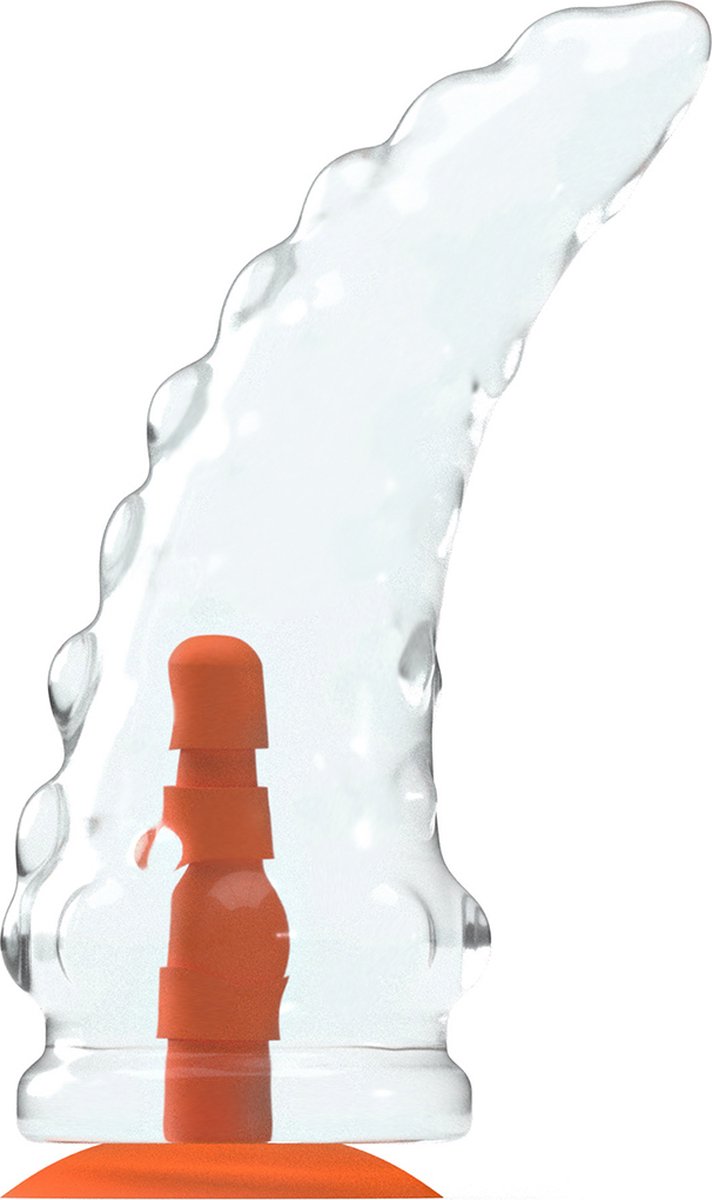 Dinoo - Primal Desires Extra Grote Dildo Met Zuignap Acro - Transparant