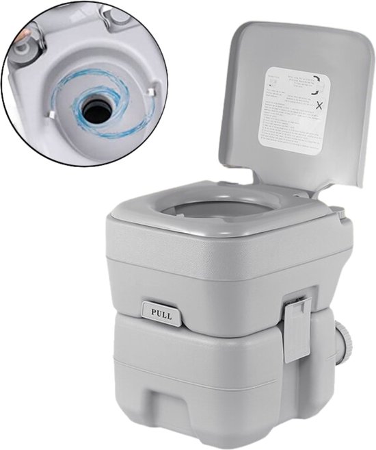 Toilette chimique Currero - Toilettes portable - Seau de Toilettes