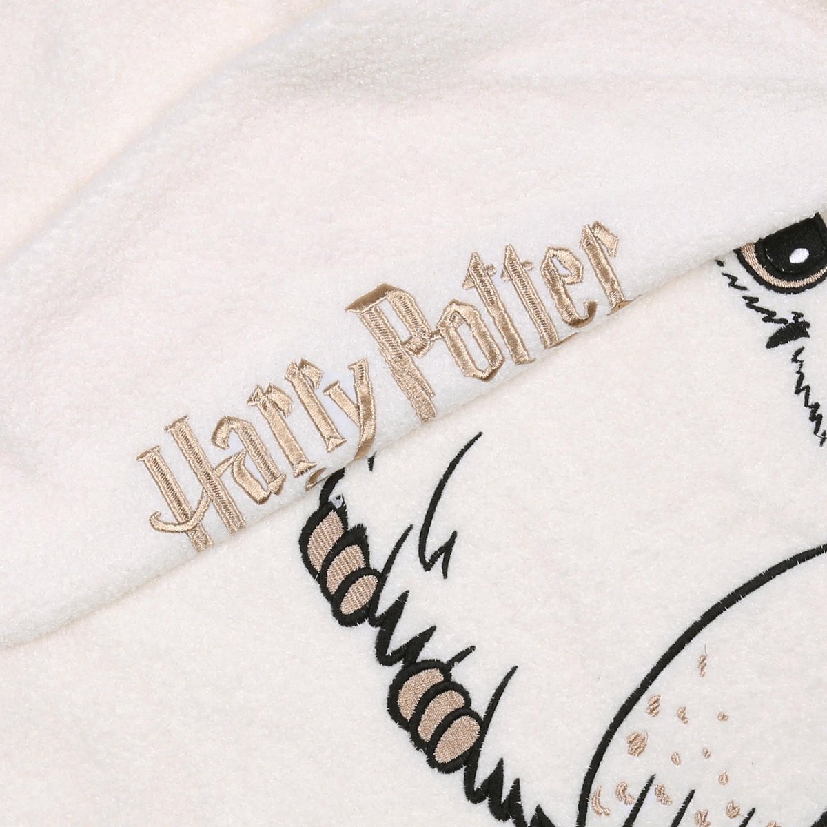 Harry Potter Hedwig - Pull/Couverture Femme Ecru, Capuche, Snuddie / XS- S