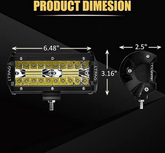 Leetop 10X 12W LED Werklamp Extra Schijnwerper IP67 Waterdicht LED Auto Schijnwerper Werklicht Offroad SUV ATV 12V 24V Car LED Work Light Spotlight