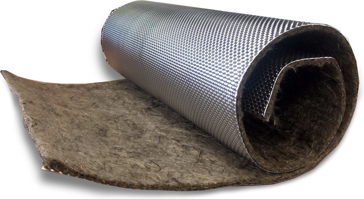 122 x 53 cm | 4 mm | Form-A-Shield™ | Hittewerende mat basaltvezel met stevige aluminium laag