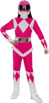 FUNIDELIA Power Rangers verkleedpak - Power Rangers Kostuum voor meisjes - Maat: 97 - 104 cm - Roze