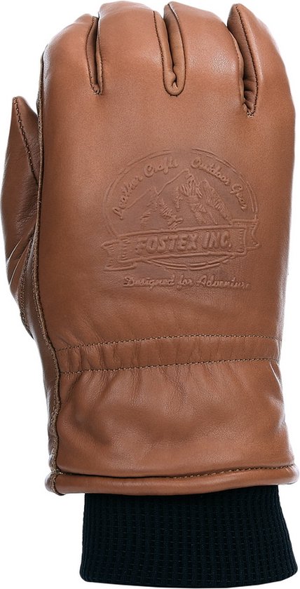 Fostex Garments - Leather outdoor gloves (kleur: Brown / maat: XXL)