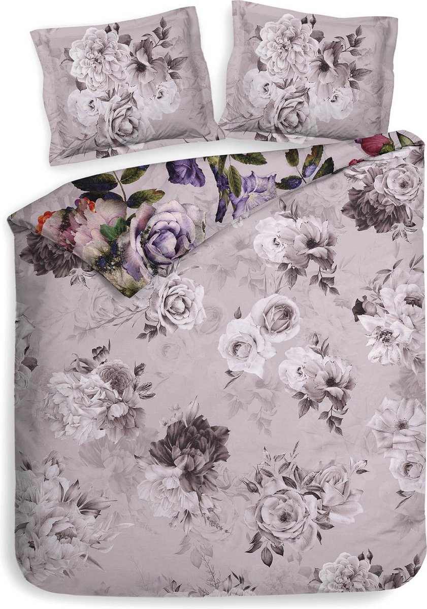 Heckettlane Heckett & Lane Samia Dekbedovertrek - Tweepersoons - 200x200/220 cm - Katoen Satijn - Pink Roze