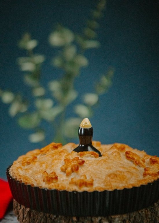 Keramische "Pie Bird", Aardewerk Tala bol