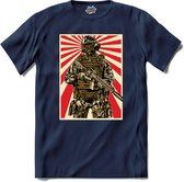 Tactical Hero | Airsoft - Paintball | leger sport kleding - T-Shirt - Unisex - Navy Blue - Maat XXL