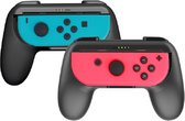 Controller Grip Houder Set geschikt voor Nintendo Switch Joy-Con (2 stuks) - Zwart TNS-851B