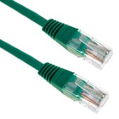 BeMatik - 0,5 m groene Cat.5e UTP Ethernet-netwerkkabel