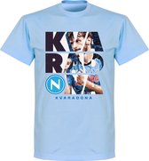 Kvaradona Napoli T-shirt - Lichtblauw - XS