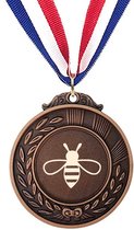Akyol - bij medaille bronskleuring - Bij - bij liefhebber - dier - leuk kado voor iemand die van dieren houd