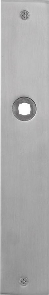 GPF Plaatschild rechthoekig zonder veer 240x40x2mm WC72/8 grote knop