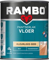 Rambo Pantserlak Vloer Transparant Mat Kleurloos 0000-0,75 Ltr