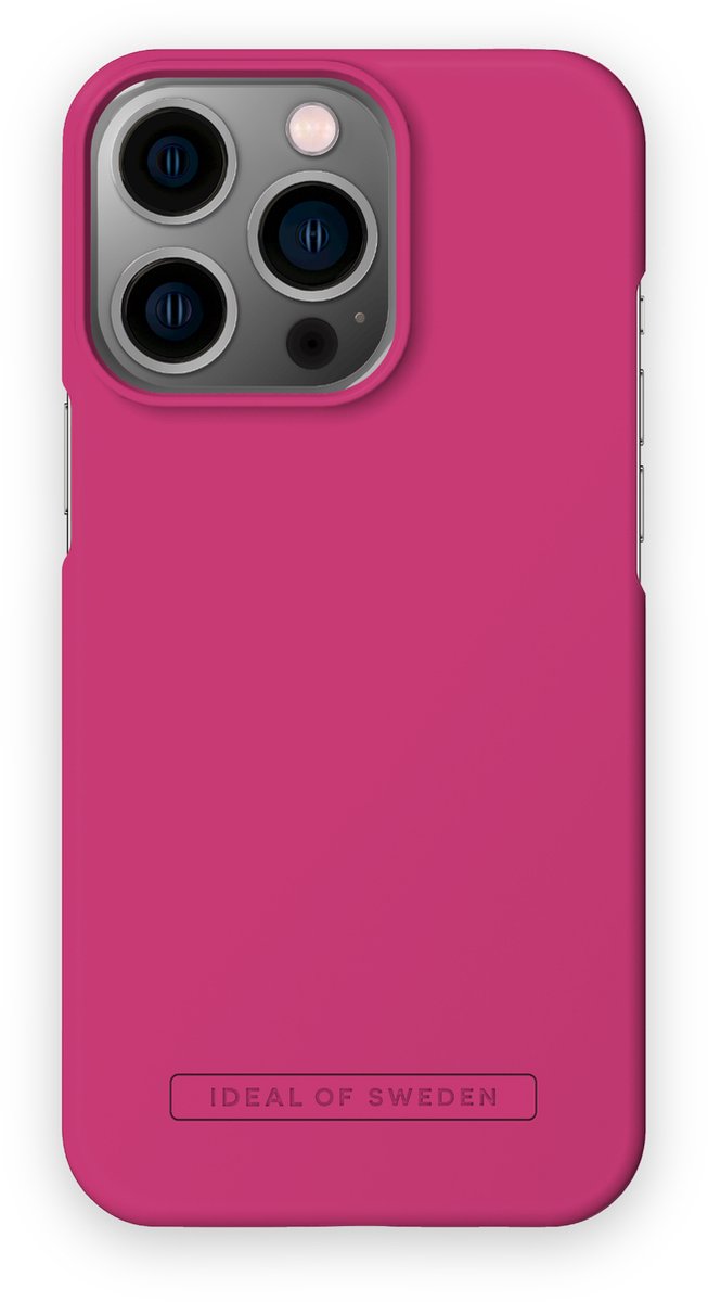 ideal of sweden met magnetische ring case geschikt voor Apple iphone 14 pro magenta