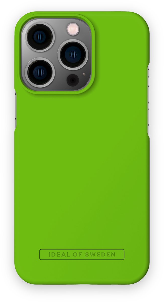 ideal of sweden met magnetische ring case geschikt voor Apple iphone 13 pro hyper lime