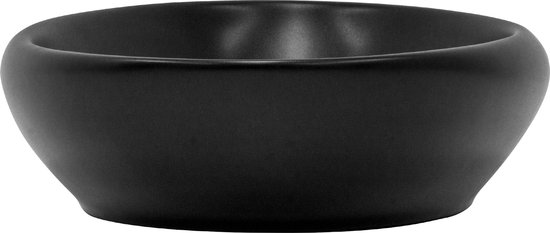 Lavabo Céramique Noir Mat à Poser 585x375x145 Mm LuxeBath - Pour Salle De Bain Moderne