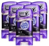 Lady Speed Stick Invisible Protection Deodorant Gel Stick - 6 x 65g - Deodorant Vrouw