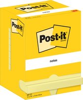 Bloc-notes 3M Post-it 657 76x102mm jaune