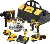 DeWALT DCK611P1D2 Batterie Combi Set 12V 5.0/2.0 Ah dans sac de transport - 6 pièces