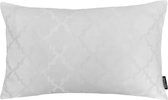 Sierkussen Jacquard Eden White Long | 30 x 50 cm | Jacquard/Polyester
