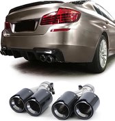 Uitlaatsierstuk - BMW 5 serie-535i en 535d 2010-2017 Sedan/Touring - 63 mm - carbon