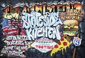 Fotobehang Graffiti Street Art  | XXL - 312cm x 219cm | 130g/m2 Vlies